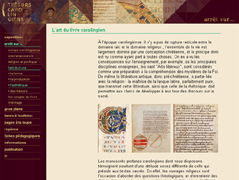 image du site d'exposition virtuelle des Trésors carolingiens