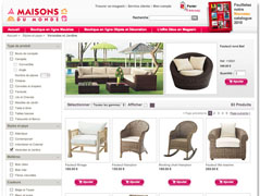 image du site de maisonsdumonde.fr et wireframes